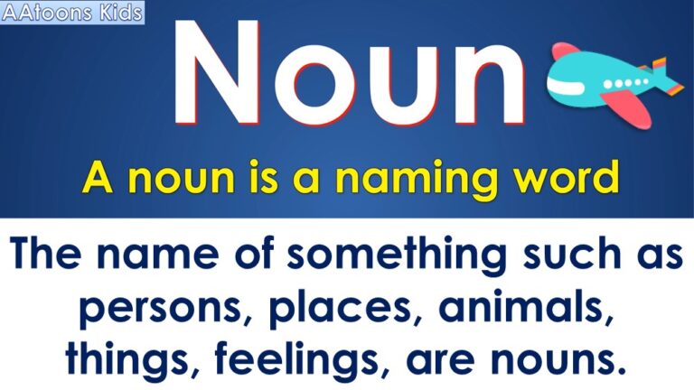 Noun for Kids